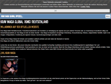Tablet Screenshot of krav-maga-global.de
